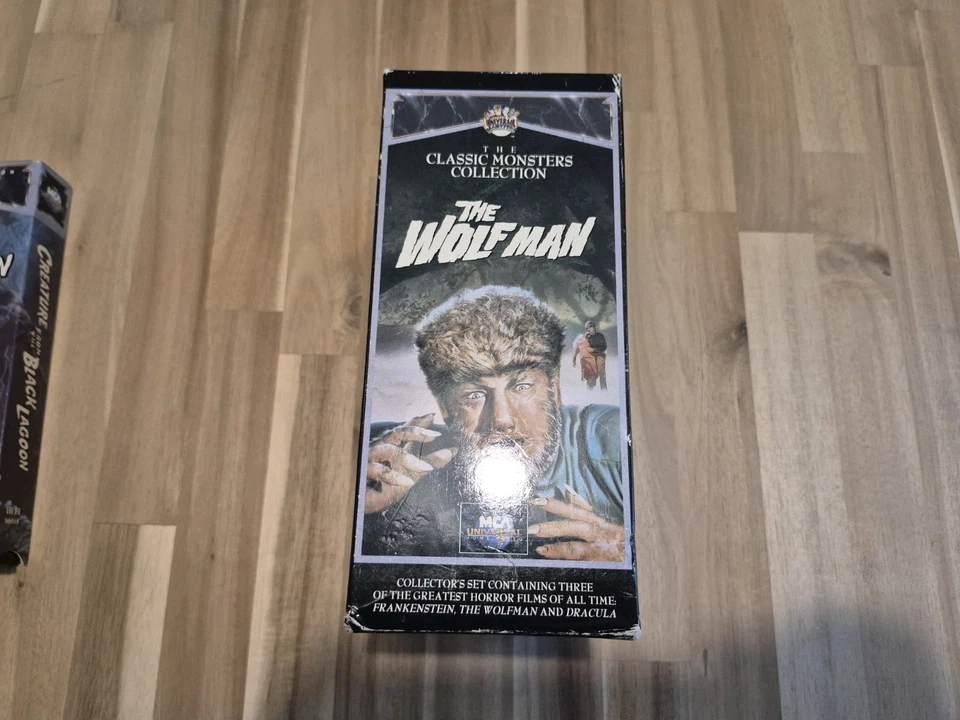 Universal VHS The Classic Monsters Collection Dracula The Wolfman Frankenstein - Image 4 of 4
