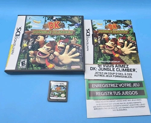 DK Jungle Climber (Nintendo DS) CIB Complete Tested Working Donkey Kong