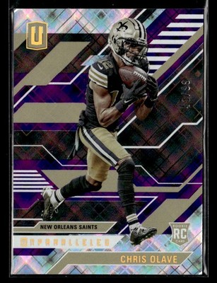 2022 Panini Chronicles #UNP-14 Chris Olave Unparalleled Diamond #/99 card
