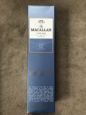 Macallan 12 years old Fine OAK Bourbon & Sherry Oak Casks - alte Abfüllung