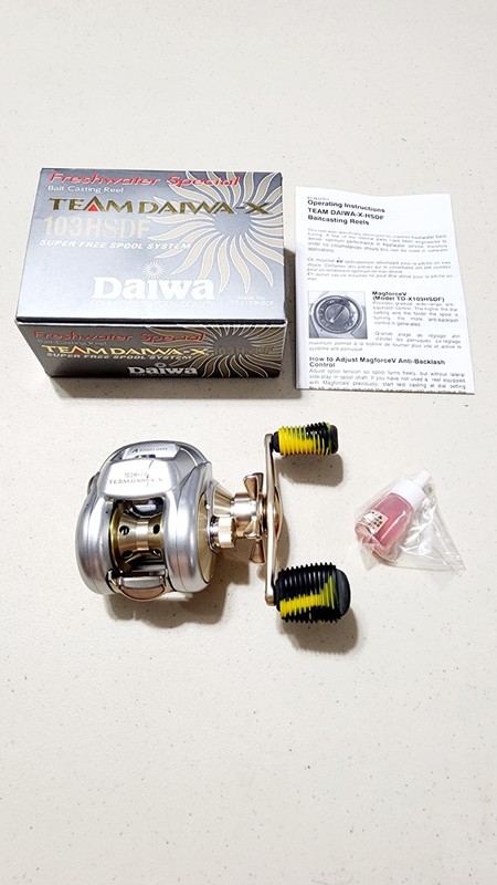 Vintage Team Daiwa-x 103HSDF Baitcasting Fishing