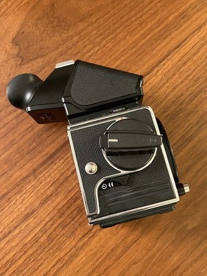 Hasselblad 203FE Film Camera Body Chrome w/PM5 Acute-Matte D