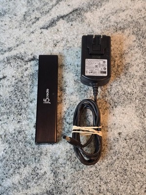j5create USB 3.0 7-Port Powered Hub JUH377 with AC Adapter SuperSpeed 5Gbps