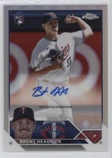 2023 Topps Chrome Update Auto Refractor 493/499 Brent Headrick #AC-BH Auto 0lc5