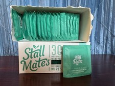 Stall Mates Flushable Wipes - Individually Wrapped, Travel Friendly, Unscented