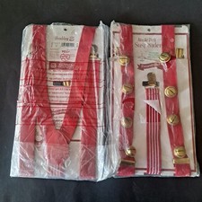 2 - NEW Wembley Red Novelty Jingle Bell Holiday / Christmas Suspenders One Size