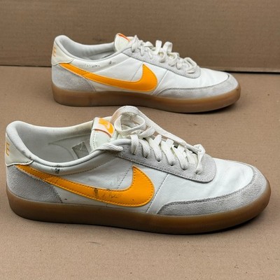 Men's Nike Killshot 2 Leather Sneakers White Orange Size 11 