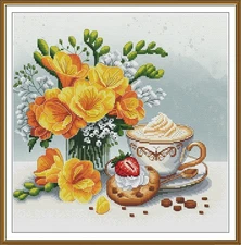 Creative Сross Stitch Embroidery Kit "Morning delight" Nova Sloboda