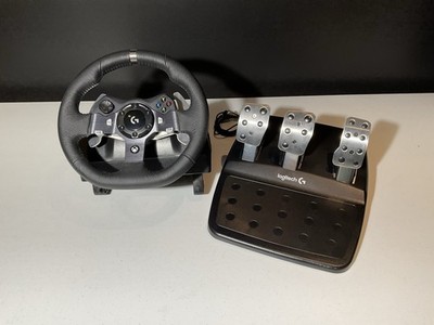 Logitech G G923 USB Steering Wheel + Pedals PC, Xbox - Black Excellent Condition