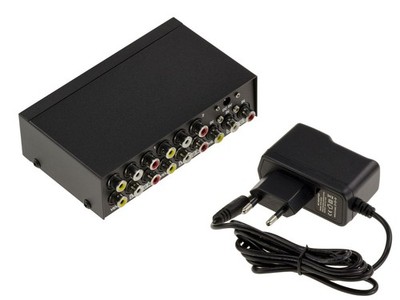 SPLITTER AUDIO VIDEO 4 PORTS - Duplikat 1 Quelle pro 4x