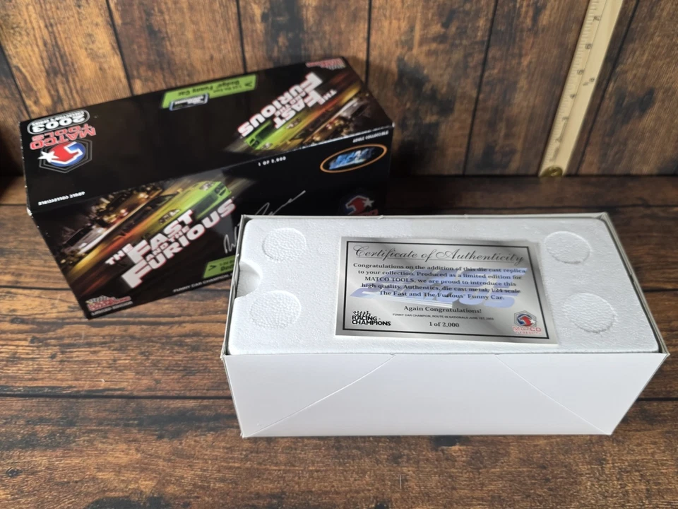 R.C. MATCO TOOLS RÁPIDO Y FURIOSO 1/24 "DODGE FUNNY CAR" 2003 RUTA 66 Foto 2 de 4