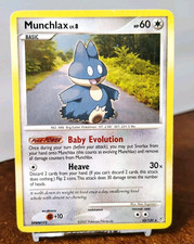POKEMON MUNCHLAX LV.8 33/130 RARE DIAMOND & PEARL MP on eBay