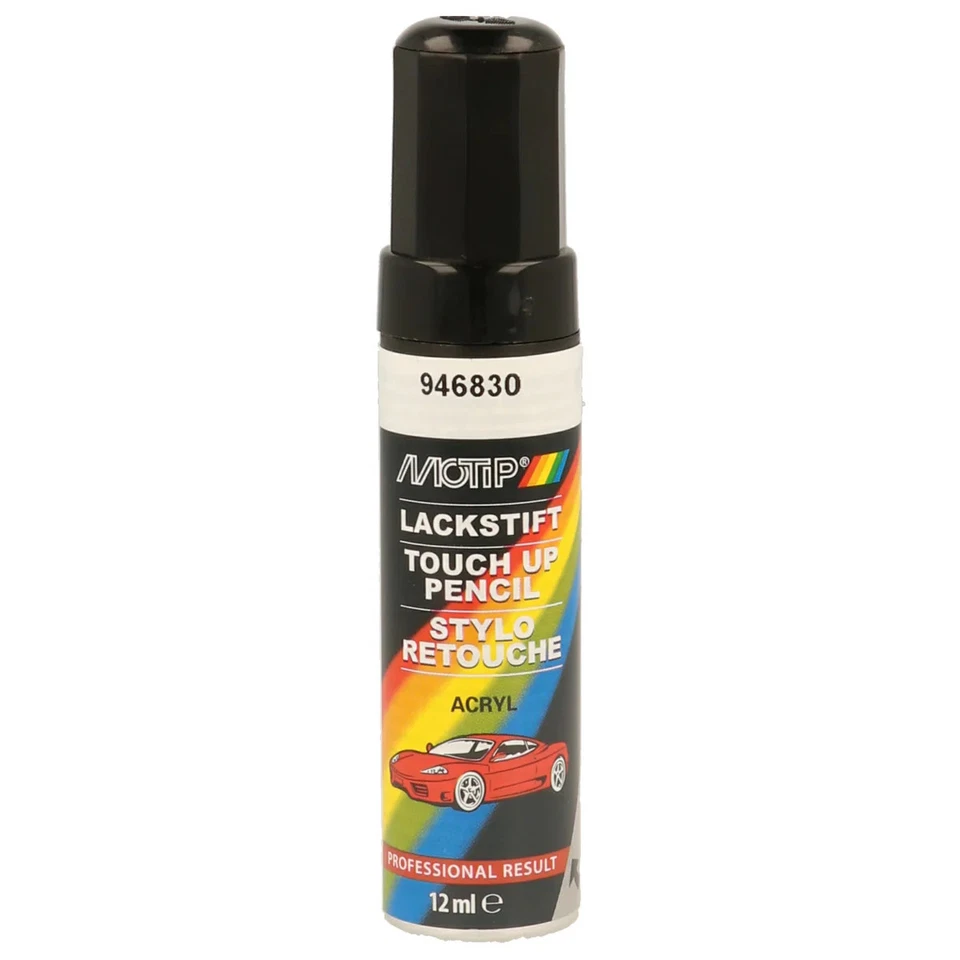 PINCEAU RETOUCHE KOMPAKT 946830 NOIR BRILLANT 12ML MOTIP - Photo 1/1