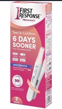 First Response Pregnancy Test Rapid Result 2 Pack, Exp 11/25