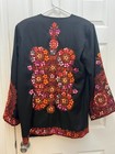 *NEW* VINTAGE ELABORATELY EMBROIDERED WOMEN'S BLACK JACKET US 12 — photo 6