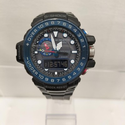 CASIO G-SHOCK GWN-1000B Gulfmaster Tough Solar Analog Digital Watch 