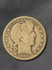 1908 Barber Half Dollar Silver Coin