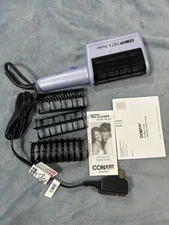 Conair 1875 Watt 3 In 1 Styling Hair Dryer With 3 Attachments Purple NO BOX