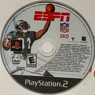 ESPN NFL 2K5 PS2 Sony PlayStation 2 - Disc Only