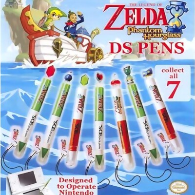 The Legend of Zelda: Phantom Hourglass Stift für Nintando DS 3DS Original NEU