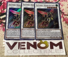 3x (M/NM) Battlewasp - Halberd the Charge BLHR-EN037 Ultra Rare 1st Ed. YuGiOh