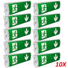 Image of 10X LED Emergency Bulkhead Light Fitting 3 Watt IP65 MAINTAINED / NON-MAINTAINED