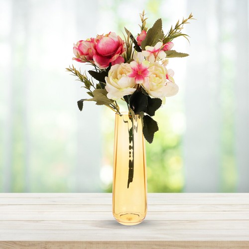 Glas Bouquet Vasen Klar Runde Vase Glas Zylinder Vasen Klar Boden Vase - Bild 12 von 12