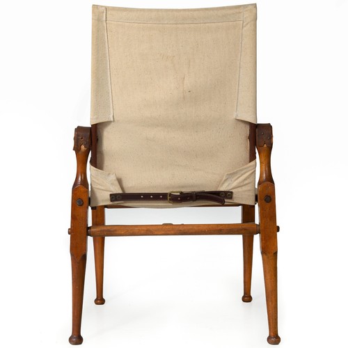 Sillón “Safari” antiguo británico antiguo antiguo antiguo de campaña de Roorkhee - Imagen 5 de 24