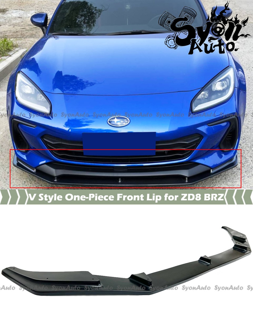 FITS 2022-24 SUBARU BRZ ZD8 V STYLE ONE PIECE FRONT BUMPER