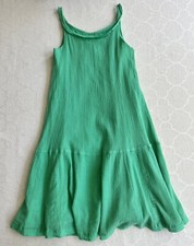 Johnnie B girls green tank dress size 11-12 