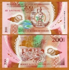 Vanuatu, 200 vatu, 2014, P-12a, POLYMER, UNC