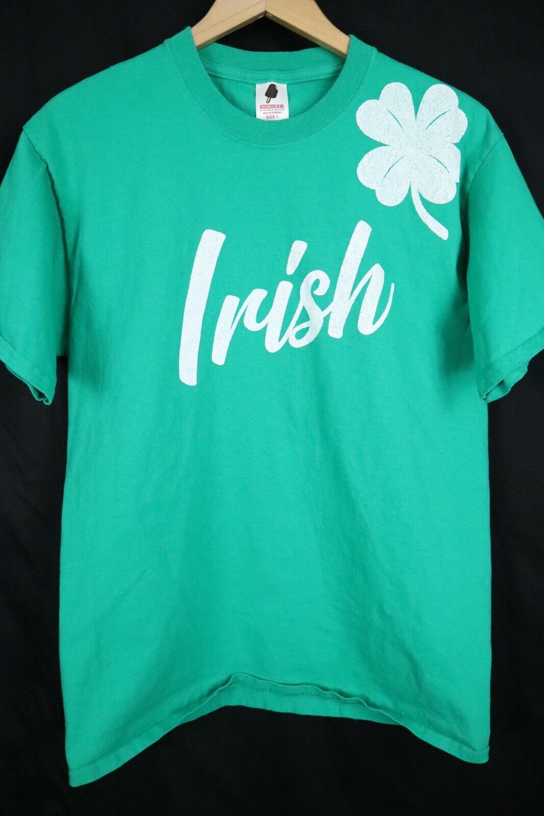 Vintage T Shirt Billionaire Boys Club BBC Ice Cream Size Med/Large Green  Irish