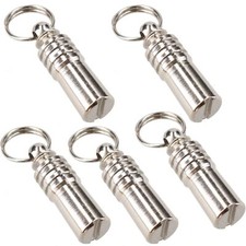 Dog Cat Pet Identity Tube ID Tag 3cm/0.5cm Round Barrel