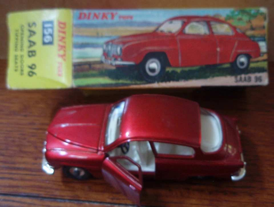 Vintage Meccano Dinky Toys No. 156 SAAB 96 Unused In The Original Box - Image 3 of 4