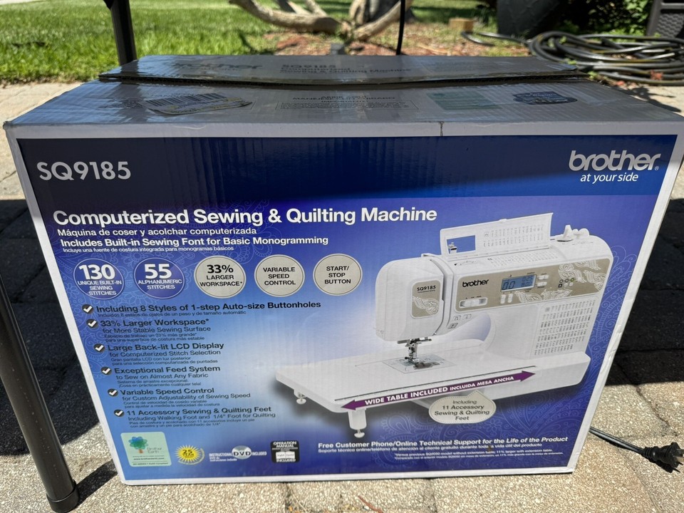 Brother SQ9185 Sewing Machine Computerized Sewing Machine Great