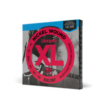 D'Addario EXL157 Medium Gauge Nickel-Plated Wound Baritone Guitar Strings, 14-68