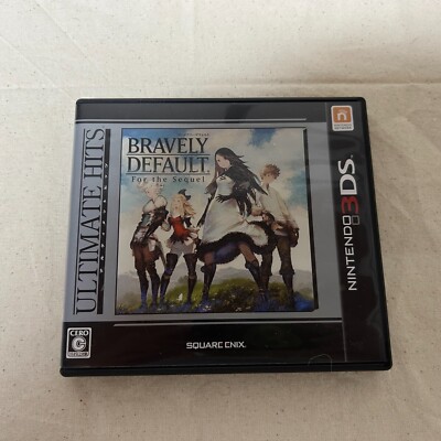 USED Bravely Default For The Sequel Nintendo 3DS japan