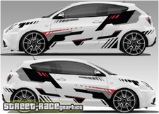 Alfa Romeo Mito rally 006 racing graphics stickers car decals