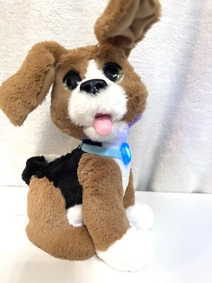 Fur Real Friends Chatty Charlie Barkin' Beagle Puppy Dog WORKING FurReal talks