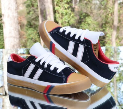 靴 PRO-Keds  PLUS SUEDE LO 28cm Pro Keds Royal Plus Suede 2007 Men's Size 7.5 Blue Red Gum Custom