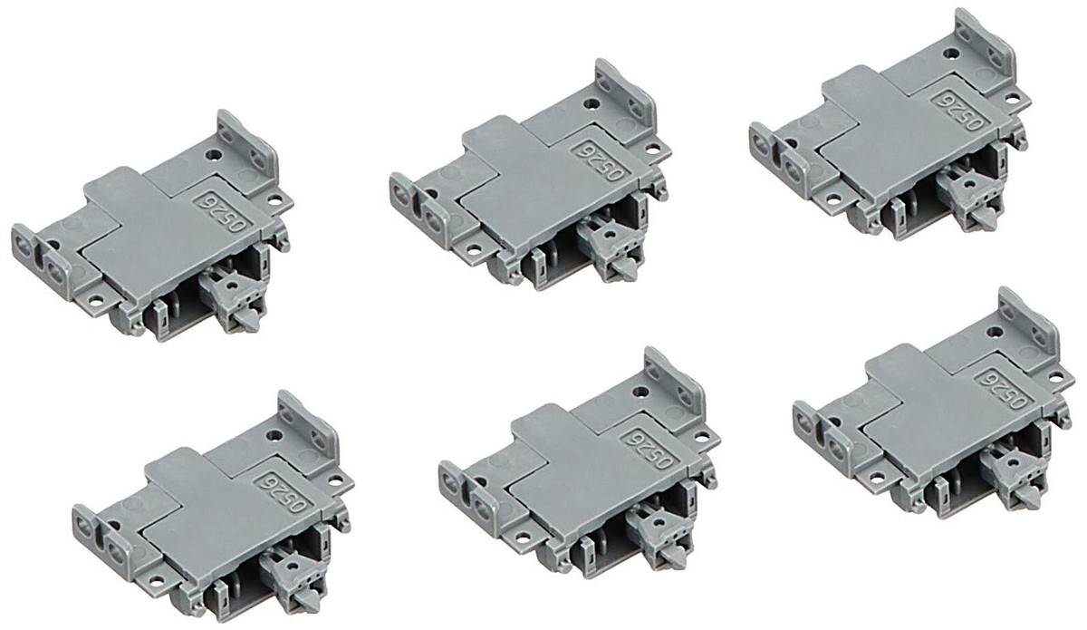 TOMIX N Gauge Tight Coupling TN Coupler 6pcs SP Gray 0337 Model