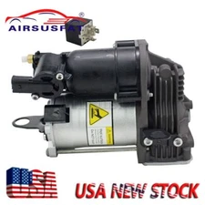 Air Suspension Compressor Pump w/ Relay For Mercedes W166 X166 ML GL Class 13-18