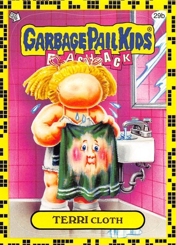 GARBAGE PAIL KIDS 2011 FLASHBACK SERIES 2 PICK-A-CARD YELLOW BASE STICKERS TOPPS - Picture 116 of 321