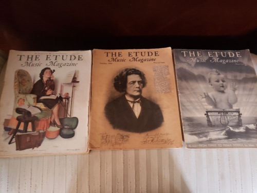The etude music magazines (3) - Jan 1938, oct 1936, Nov 1932 - Picture 1 of 2