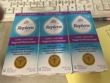 3X Replens Long- Lasting Vaginal Moisturizer 14 Applications PLEASE READ FIRST!
