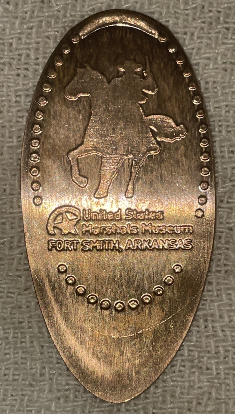 United States Marshall Museum Fort Smith, Arkansas Pressed Penny Set Of