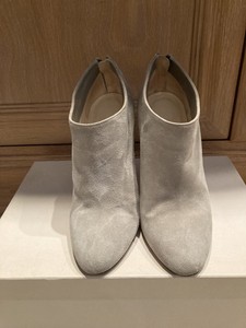 light grey suede boots