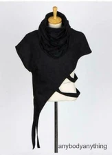 Mens Cotton Personality Pile Collar Irregular Party Sleeveless Show Vest Cape