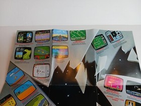 Nintendo 1989 Power Pad Games NES Insert Poster Now Your Playing With Power