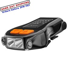 High Quality Hands Free LED Clip Cap Light Super Bright Headlamp Hat Flashlight